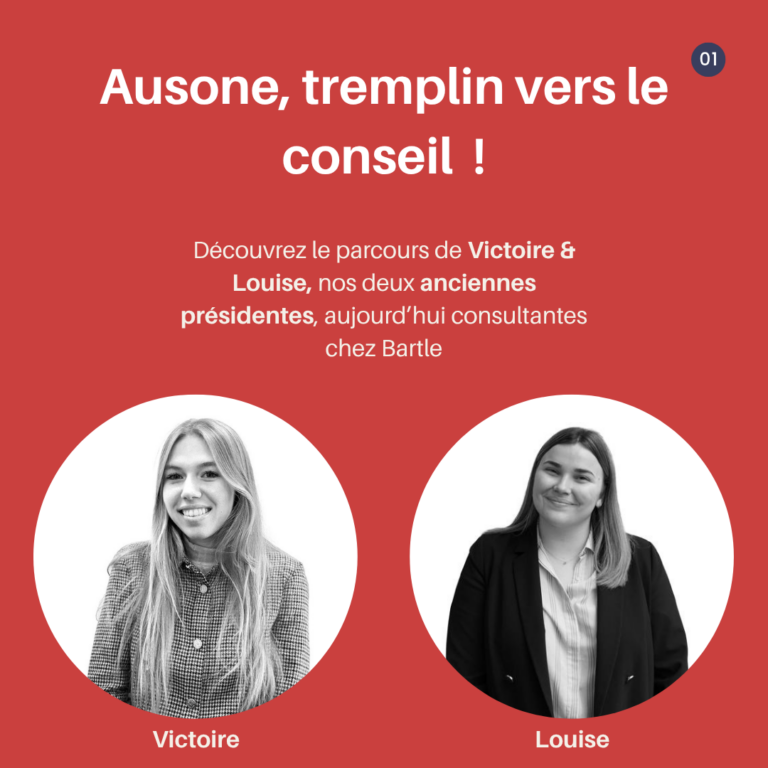 De la Junior-Entreprise au conseil : deux parcours inspirants signés Ausone